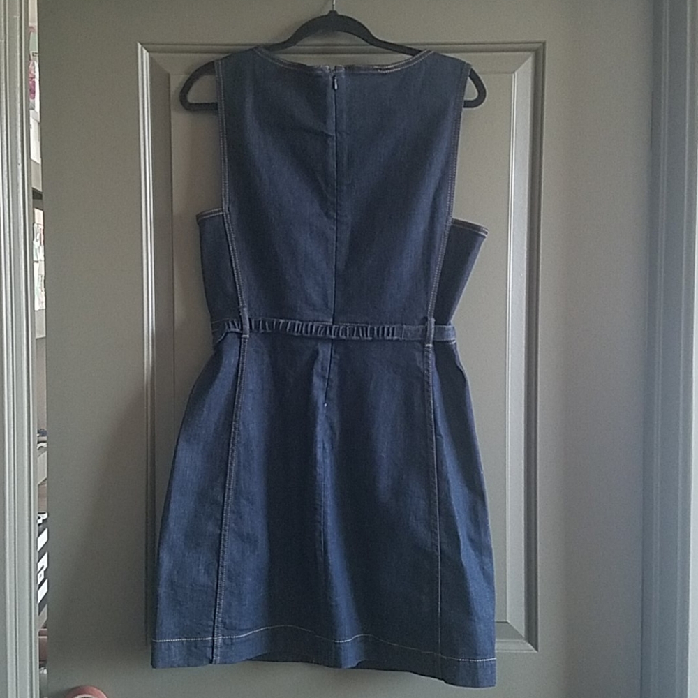 Tory Burch Blue Denim Dress - Picture 4 of 4